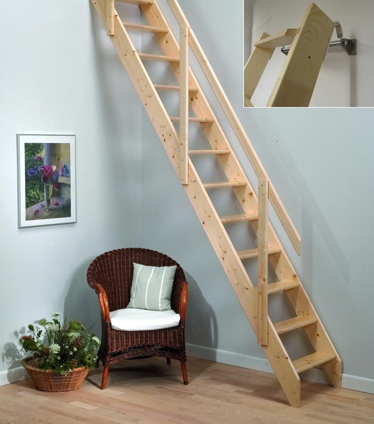 Madrid Wooden Space Saver Staircase Kit Loft Stair Ladder